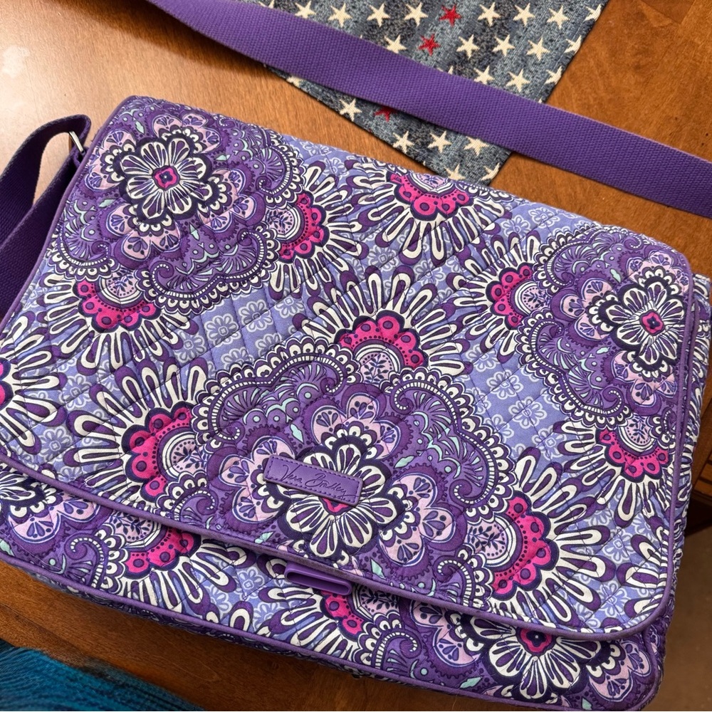 Vera Bradley Purple and Pink Floral Bag